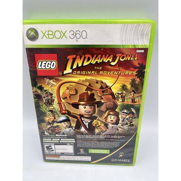 LEGO Indiana Jones: The Original Adventures AND Kung Fu Panda XBOX 360 CIB - Picture 1 of 7
